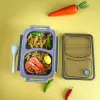 A large 1000ml two-compartment hot pot soup bowl details Picture